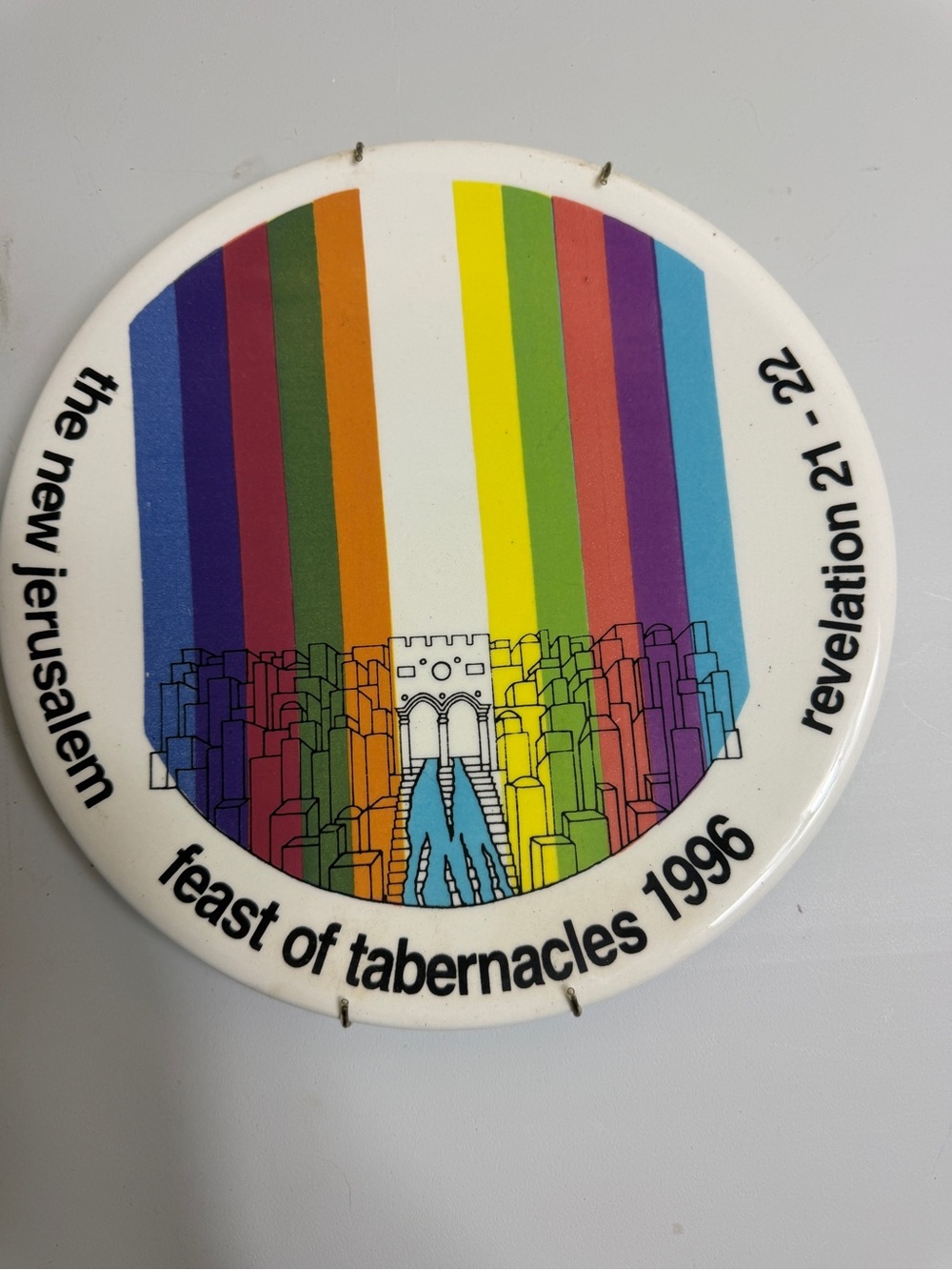 Vintage 1996 Feast of Tabernacles Decorative Plate The New Jerusalem